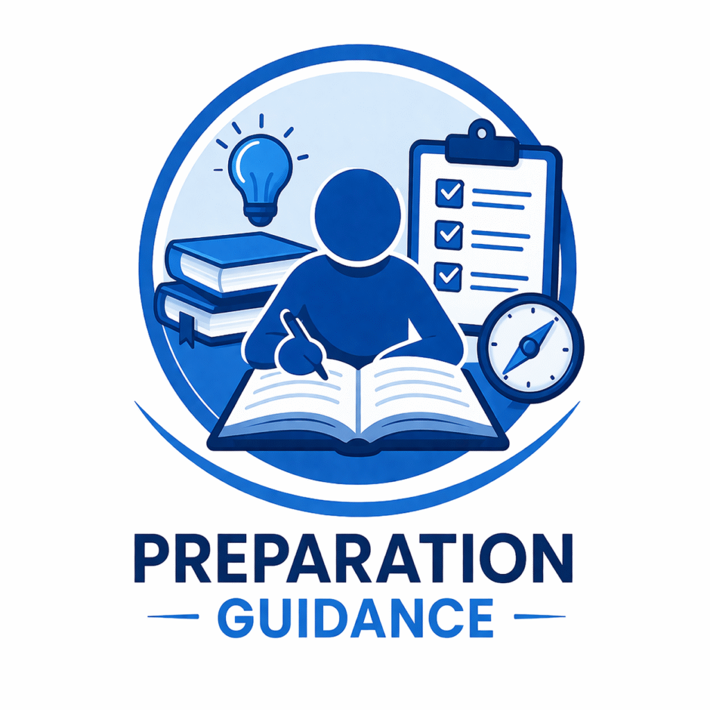 Educational guidance and preparation icon